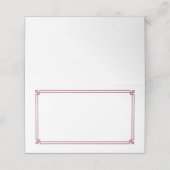 Folded Name Place Card Plaatskaartje (Buitenkant ongevouwen)