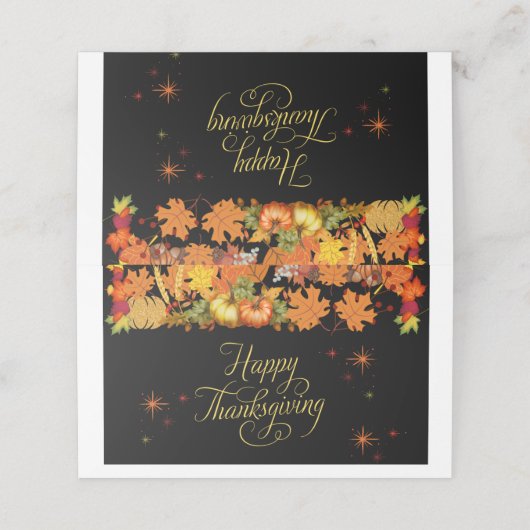 Folded Place Card Plaatskaartje (Buitenkant ongevouwen)