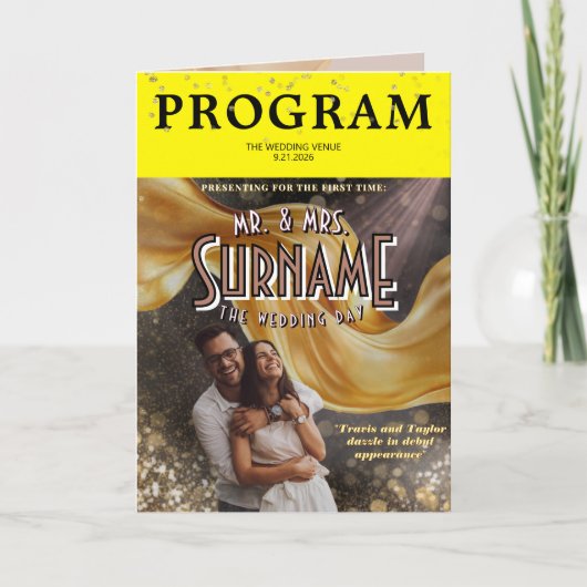 Folded Program Programma (Voorkant)