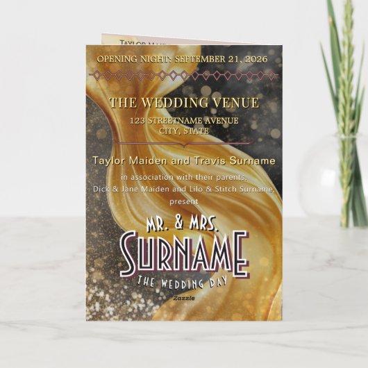 Folded Program Programma (Achterkant)