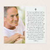 Folded Sunset Ocean Memorial Prayer Kaart Visitekaartje (Binnenkant ongevouwen)