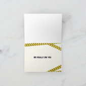 Folded Thank You Card Bedankkaart (Binnen)