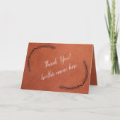 Folded Thank You Card Bedankkaart (Voorkant)
