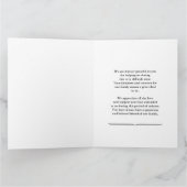 Folded Thank You Card Bedankkaart (Binnen)