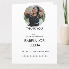 Folded Thank You Card Bedankkaart