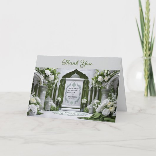 Folded Thank You Card Personalised _Islamic Bedankkaart (Voorkant)