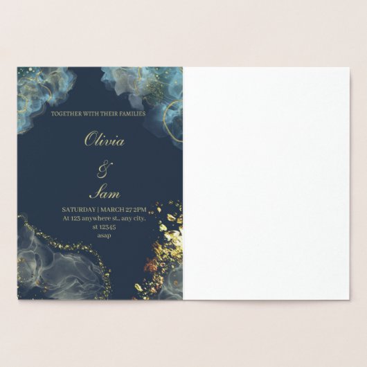 Folded Uitnodiging (Binnen)