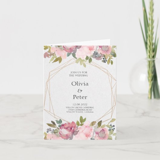 Folded Uitnodiging (Voorkant)