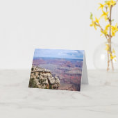 Folded Wenskaart - Grand Canyon, Verenigde Staten Kaart (Gele Bloem)