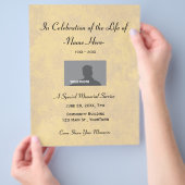 Folder Herdenkingsbijeenkomst ter Eer van het Leve (Hand)