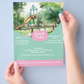 Folder Kinderdagverblijf Speelplaats (Hand)
