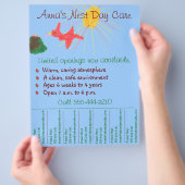 Folder kinderopvang / folder dagopvang met afscheu (Hand)