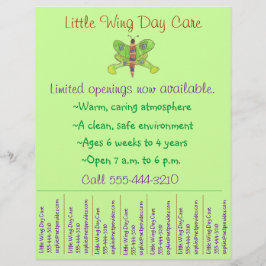 Folder kinderopvang / folder dagopvang met afscheu