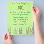 Folder kinderopvang / folder dagopvang met afscheu (Hand)