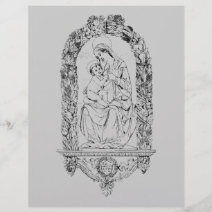 Folder met christelijke symbolen