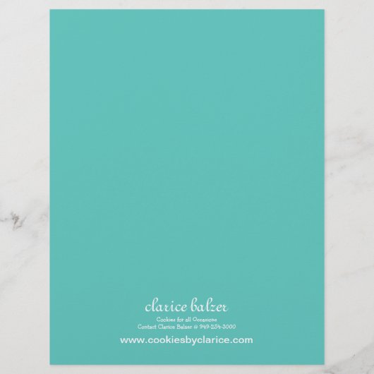 Folder met cookieprijzen (Achterkant)