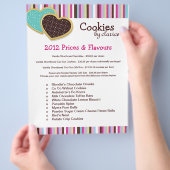 Folder met cookieprijzen (Hand)