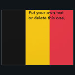 Folder met vlag van België<br><div class="desc">Voeg een vleugje Belgische trots toe aan uw promotiemateriaal met onze exclusieve flyer met de vlag van België!</div>