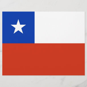 Folder met vlag van Chili