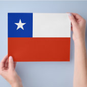 Folder met vlag van Chili (Hand)