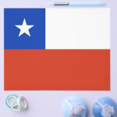 Folder met vlag van Chili (Enkel)