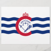 Folder met vlag van Cincinnati, Ohio, VS (Achterkant)