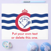 Folder met vlag van Cincinnati, Ohio, VS (Enkel)
