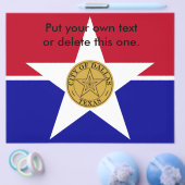 Folder met Vlag van Dallas, VS (Enkel)