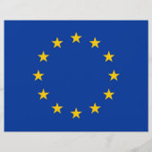Folder met vlag van de Europese Unie (Achterkant)