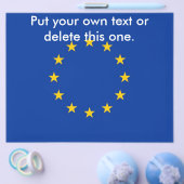 Folder met vlag van de Europese Unie (Enkel)