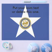 Folder met vlag van de stad Houston, VS (Enkel)