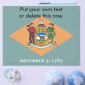 Folder met Vlag van Delaware, V.S. (Enkel)
