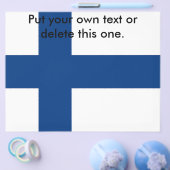 Folder met vlag van Finland (Enkel)