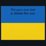 Folder met vlag van Oekraïne<br><div class="desc">Folder met vlag van Oekraïne. Dit product is aanpasbaar.</div>