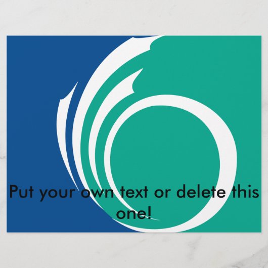 Folder met vlag van Ottawa, Canada (Voorkant)