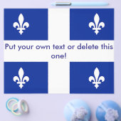 Folder met vlag van Quebec, Canada (Enkel)