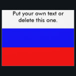 Folder met vlag van Rusland<br><div class="desc">Folder met vlag van Rusland. Dit product is aanpasbaar.</div>