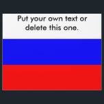 Folder met vlag van Rusland<br><div class="desc">Folder met vlag van Rusland. Dit product is aanpasbaar.</div>