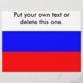 Folder met vlag van Rusland (Voorkant)