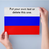 Folder met vlag van Rusland (Hand)