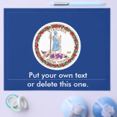 Folder met Vlag van Virginia, V.S.A. (Enkel)