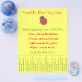 Folder voor kinderopvang / folder voor kinderdagve (Enkel)