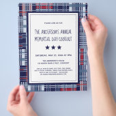 Folder voor patriottisch thema-evenement (Memorial (Hand)