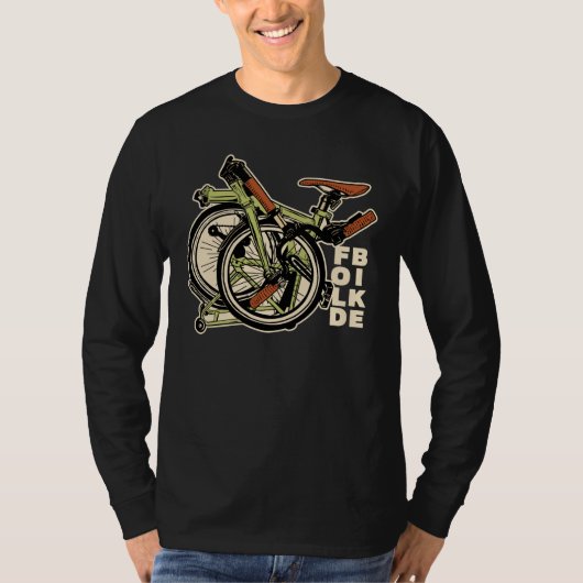 Folding Bike Fancy T-shirt (Voorkant)