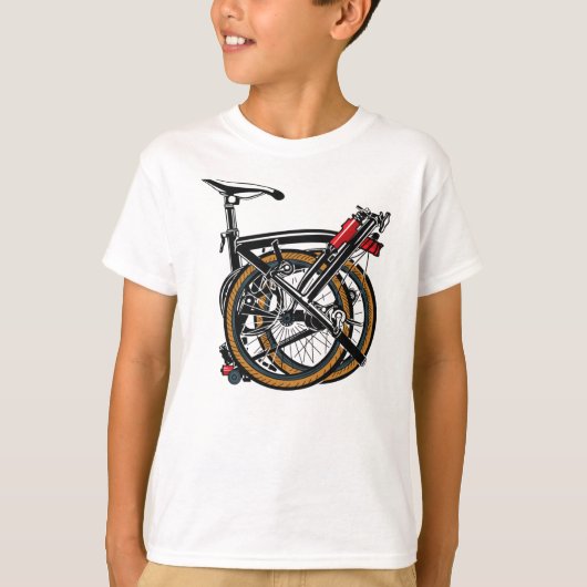 Folding Bike T-shirt (Voorkant)