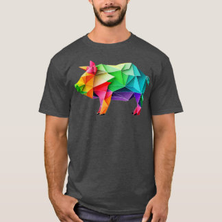 Folding Fun Origami Pig2 T-shirt