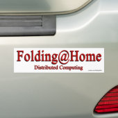 Folding@Home - bumpersticker (Op auto)
