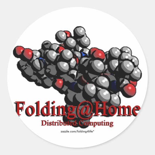 Folding@Home - STICKERS (Voorkant)