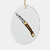 Folding Knife Keramisch Ornament (Rechts)