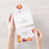 foldover all in one uitnodiging (Afscheurbaar)